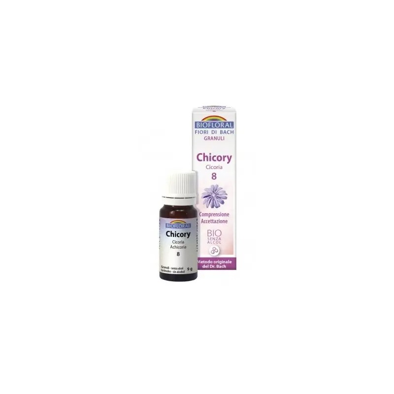 Chicória Biofloral - Chicória 8 (Compreensão e Aceitação) Bio Bach Flowers Grânulos Sem Álcool 9 g Chicória Biofloral - Chicória 8 (Compreensão e Aceitação) Bio Bach Flowers Grânulos Sem Álcool 9 g