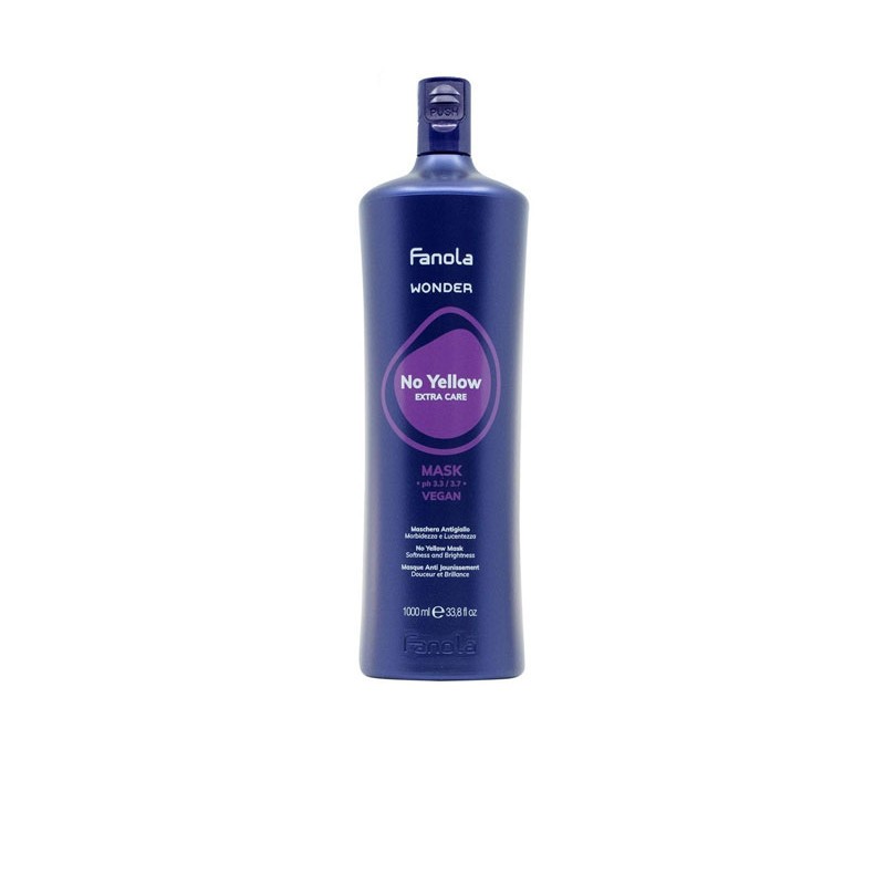 Masque Extra Care Wonder No Yellow de Fanola 1000 ml 【EXPÉDITION 24 heures】