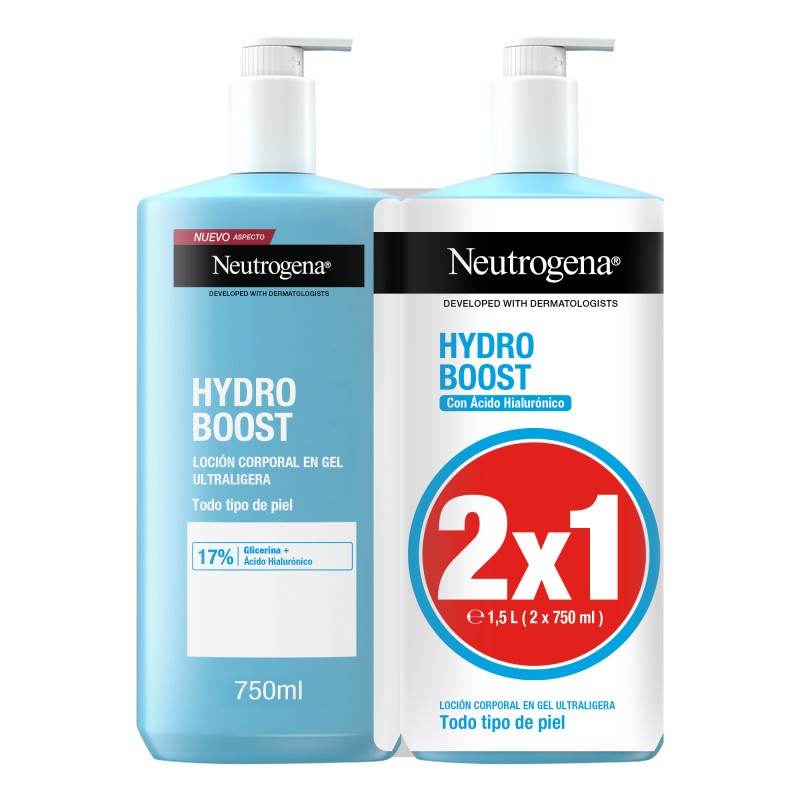 NEUTROGENA Hidro Boost Loción Hidratante Gel 2x750ml NEUTROGENA Hidro Boost Loción Hidratante Gel 2x750ml