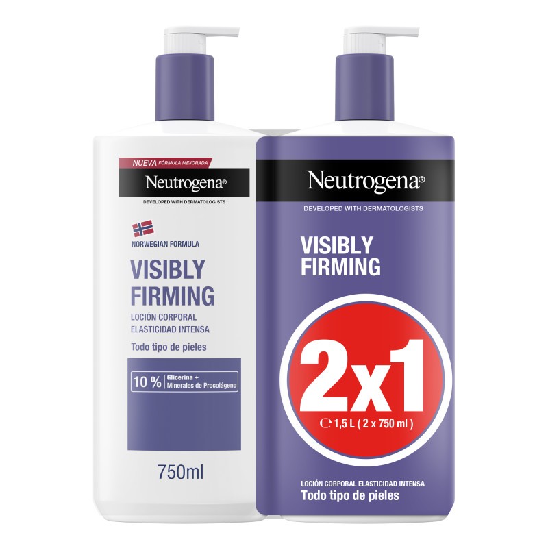 NEUTROGENA Élasticité Corporelle Visiblement Raffermissante Int 2x750ml NEUTROGENA Élasticité Corporelle Visiblement Raffermissante Int 2x750ml