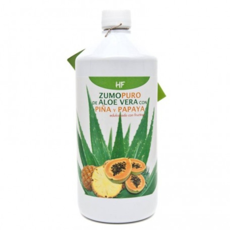 Herbofarm Reiner Aloe Vera Saft mit Papaya und Ananas, 100 % natürlich, 1000 ml Herbofarm Reiner Aloe Vera Saft mit Papaya und Ananas, 100 % natürlich, 1000 ml