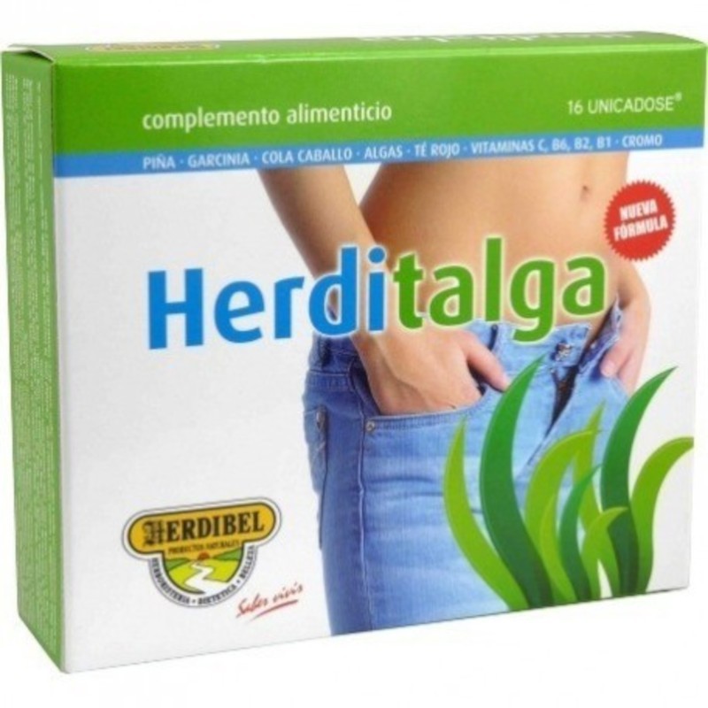Herdibel Herditalga (Garcinia Red Tea Seaweed) 16 Ampoules