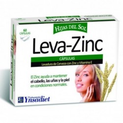 Filhas do Sol LevaZinc 350 mg 60 Cápsulas