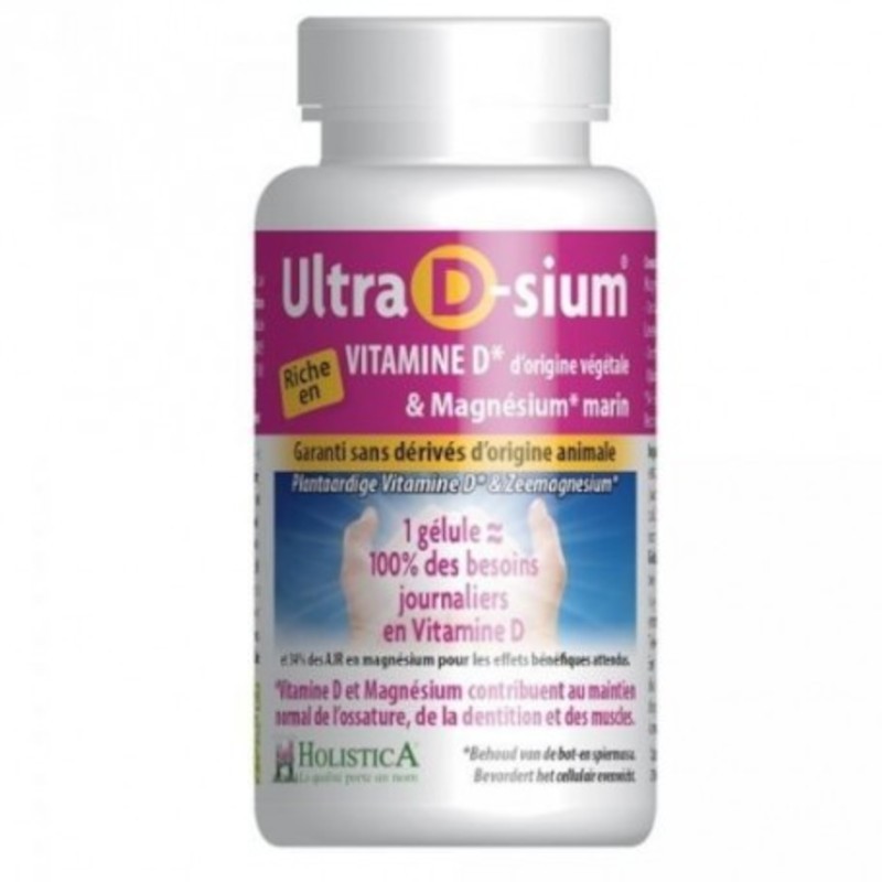 Holistica Ultra D-Sium Vitamin D + Magnesium 60 Perlen Holistica Ultra D-Sium Vitamin D + Magnesium 60 Perlen