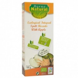 Natural Oven Organic Whole Grain Spelled Crackers with Apple 100 g