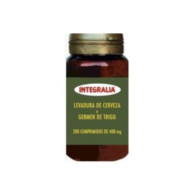 Integralia Levadura de Cerveza + Germen de Trigo 450 Comprimidos Integralia Levadura de Cerveza + Germen de Trigo 450 Comprimidos