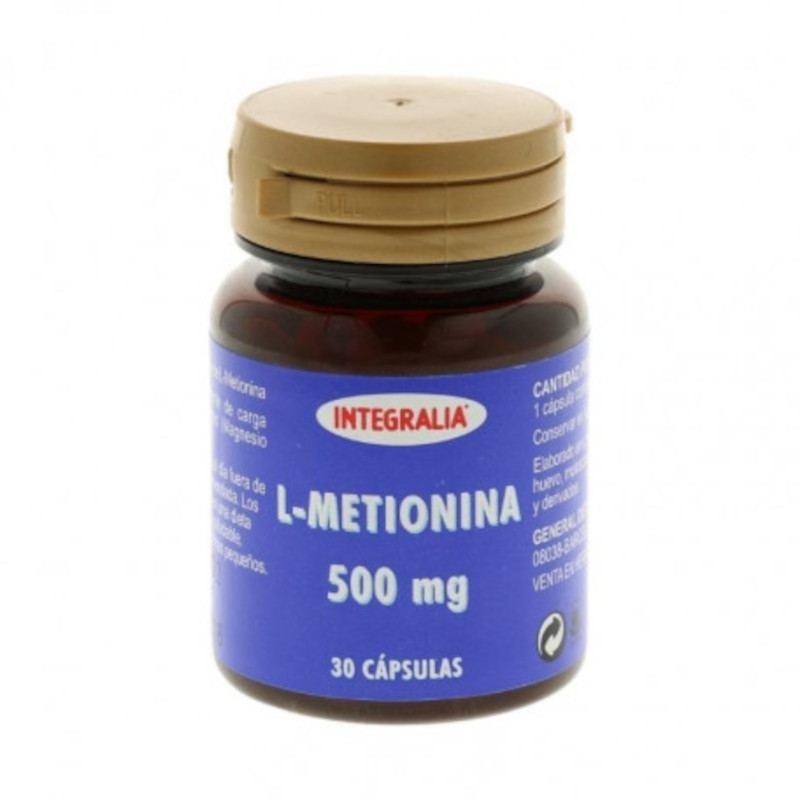 Integralia L-Metionina 30 capsule 500 mg Integralia L-Metionina 30 capsule 500 mg