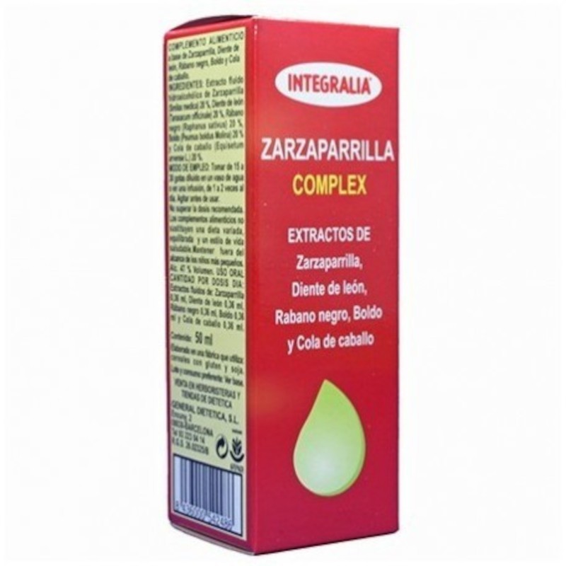Integralia Extrait Complexe de Salsepareille 50 ml Integralia Extrait Complexe de Salsepareille 50 ml
