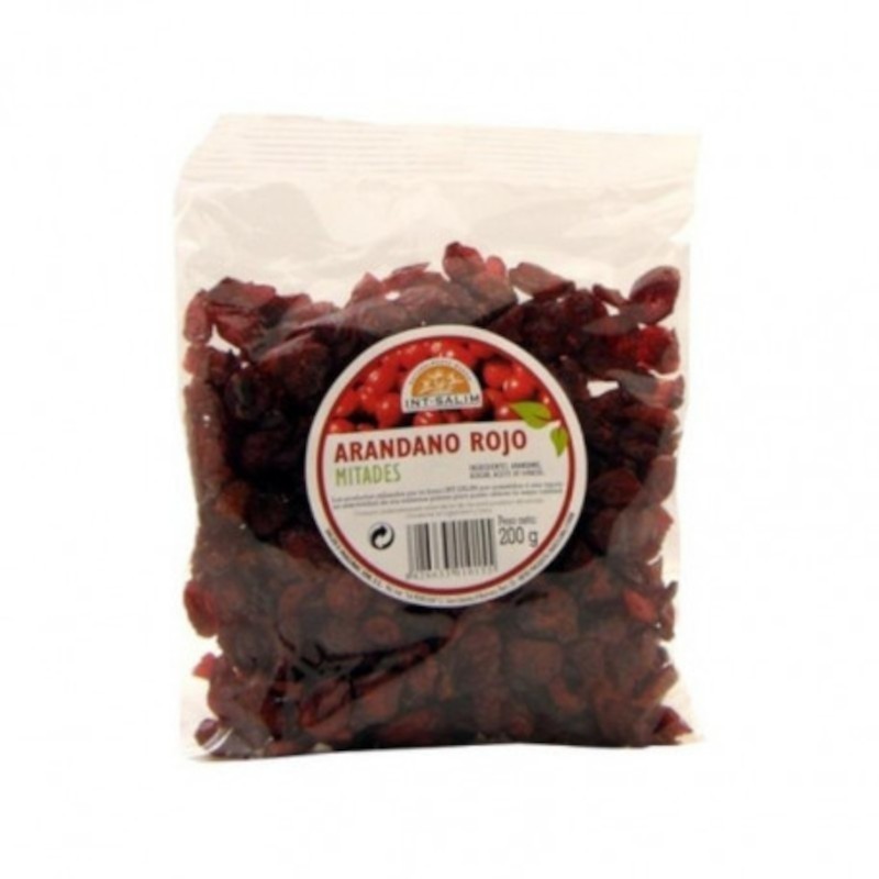 Metà di mirtilli rossi Int-Salim 200 gr