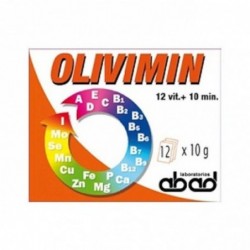 Kiluva-Abad Olivimin Sobres 12x10 gr Vitamina + Minerales