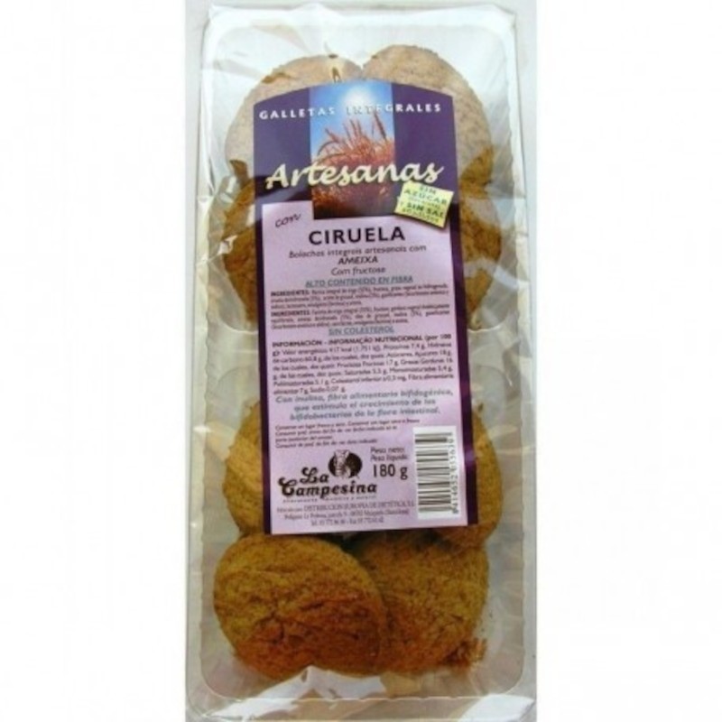 La Campesina Galleta Artesana de Ciruela 180 g La Campesina Galleta Artesana de Ciruela 180 g