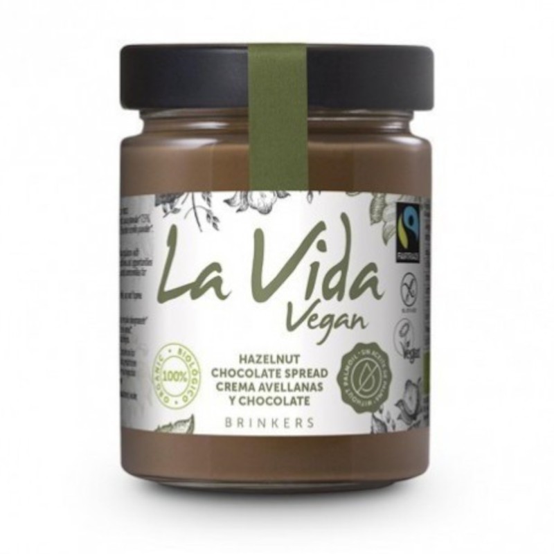 La Vida Vegan Vegan Chocolate Cream 270 gr La Vida Vegan Vegan Chocolate Cream 270 gr