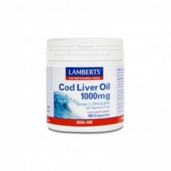 Lamberts Aceite de Hígado de Bacalao 1000 mg 180 Cápsulas