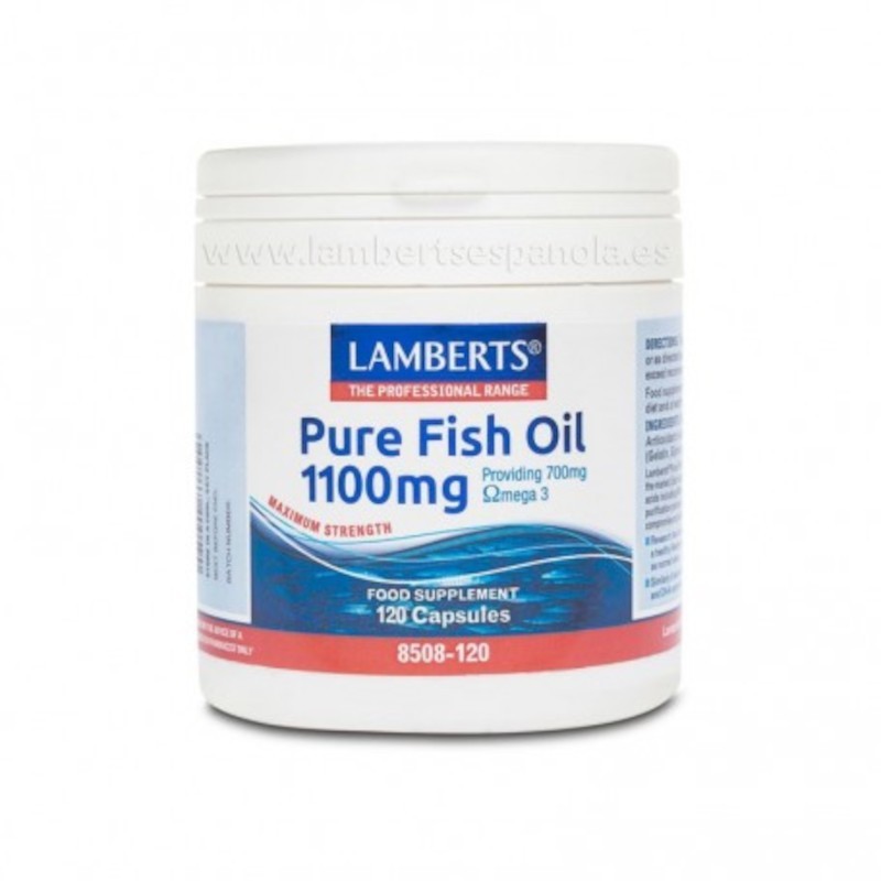 Lamberts Aceite de Pescado Puro 1100 mg 120 Cápsulas Lamberts Aceite de Pescado Puro 1100 mg 120 Cápsulas