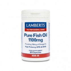 Lamberts Aceite de Pescado Puro 1100 mg 60 Cápsulas