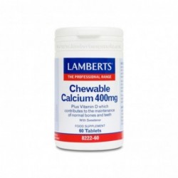 Lamberts Calcio Masticabile 400 mg 60 Compresse