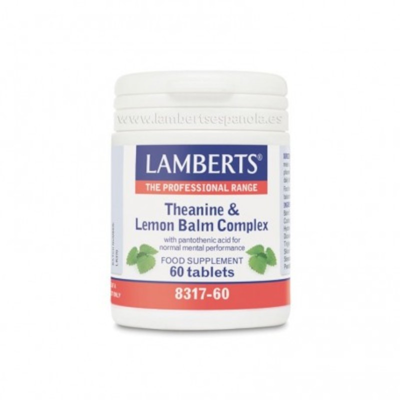 Lamberts Theanin- und Zitronenmelissen-Komplex, 60 Tabletten Lamberts Theanin- und Zitronenmelissen-Komplex, 60 Tabletten