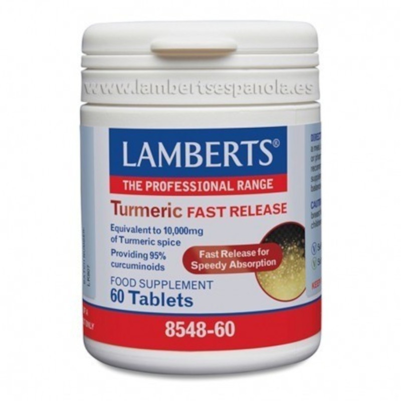 Lamberts Cúrcuma de Liberación Rápida 60 Comprimidos Lamberts Cúrcuma de Liberación Rápida 60 Comprimidos