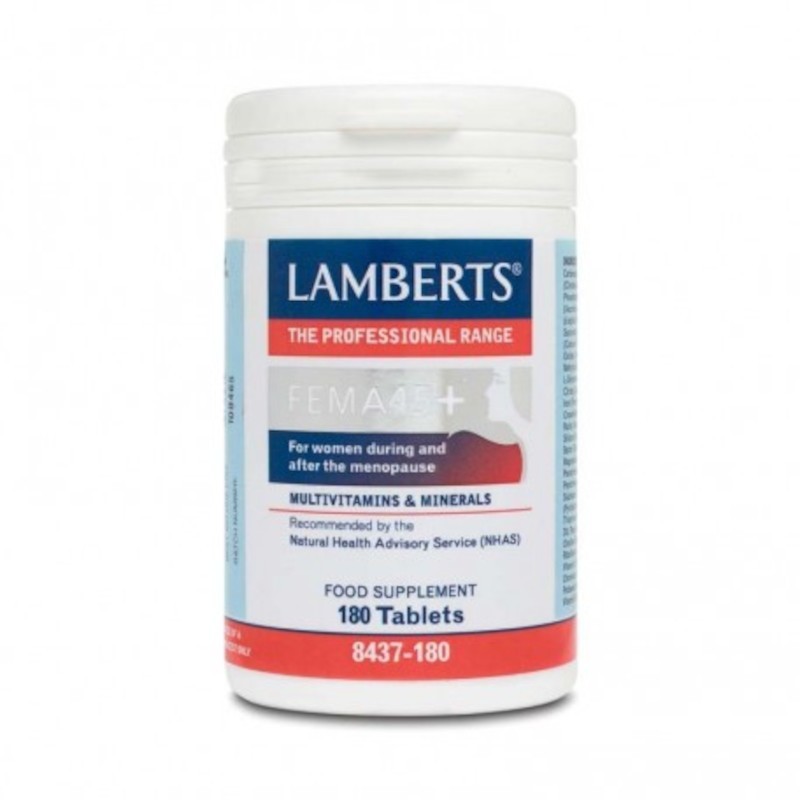 Lamberts Fema 45+ 180 Comprimidos Lamberts Fema 45+ 180 Comprimidos