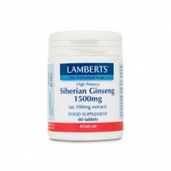 Lamberts Ginseng siberiano 1500 mg 60 compresse