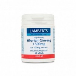 Lamberts Ginseng Siberiano 1500 mg 60 Comprimidos