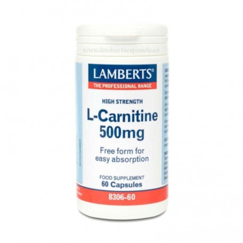Lamberts L-Carnitine 500 mg 60 Capsules Lamberts L-Carnitine 500 mg 60 Capsules