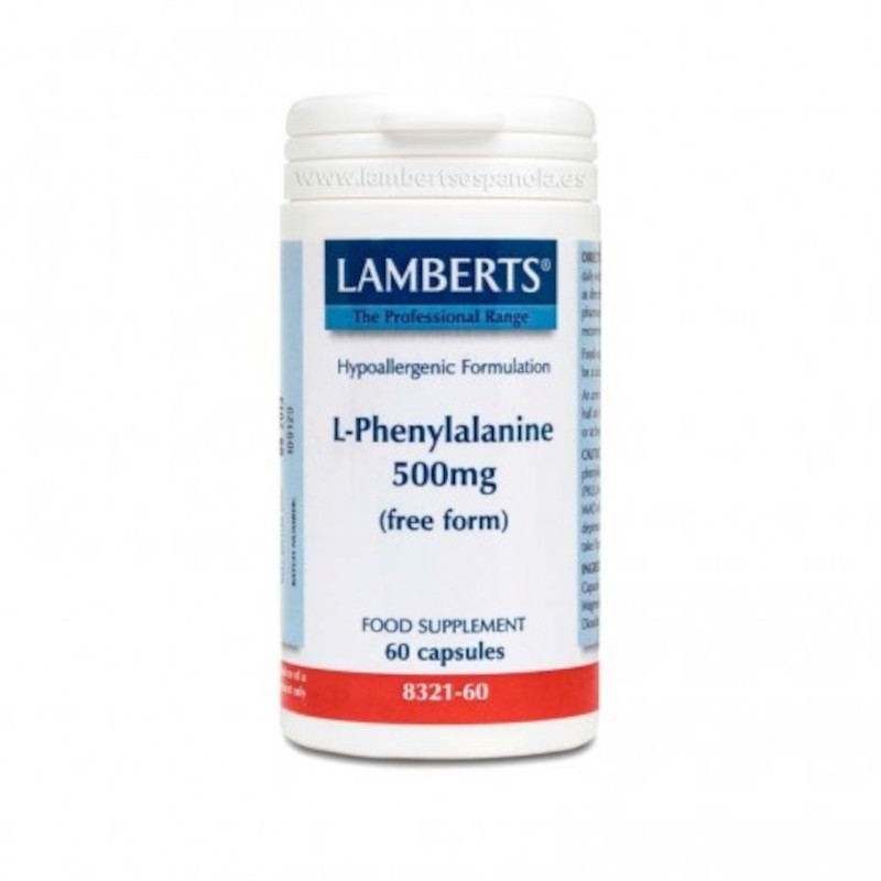 Lamberts L-Phenylalanin 500 mg 60 Kapseln Lamberts L-Phenylalanin 500 mg 60 Kapseln