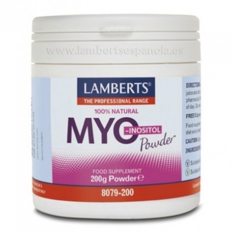 Lamberts Myo Inositolo 100% Polvere Naturale 200 gr Lamberts Myo Inositolo 100% Polvere Naturale 200 gr