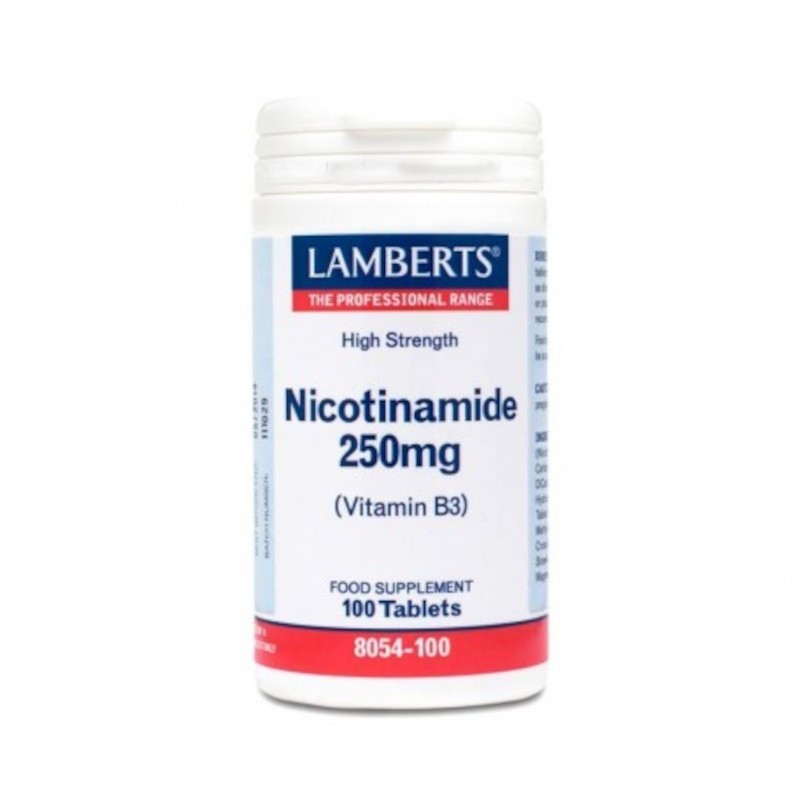 Lamberts Nicotinamida 250 mg 100 comprimidos Lamberts Nicotinamida 250 mg 100 comprimidos