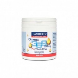 Lamberts Omega 3-6-9 con Vitamina D3 120 Cápsulas
