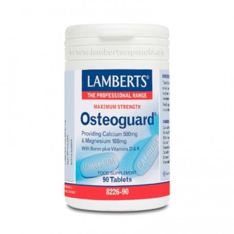 Lamberts Osteoguard (Calcio + Magnesio + Boro) 90 Comprimidos Lamberts Osteoguard (Calcio + Magnesio + Boro) 90 Comprimidos