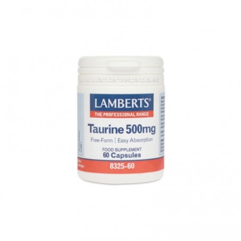 Lamberts Taurine 500 mg 60 Capsules Lamberts Taurine 500 mg 60 Capsules