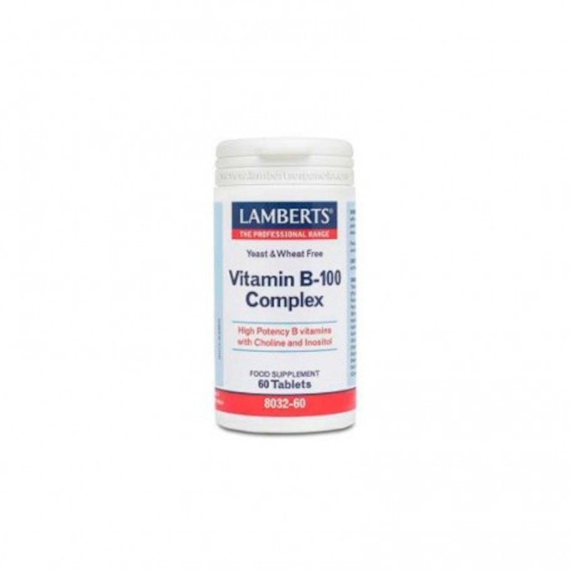 Complesso di vitamina B-100 di Lamberts 60 capsule
