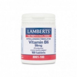 Lamberts Vitamina B6 50 mg 100 Comprimidos