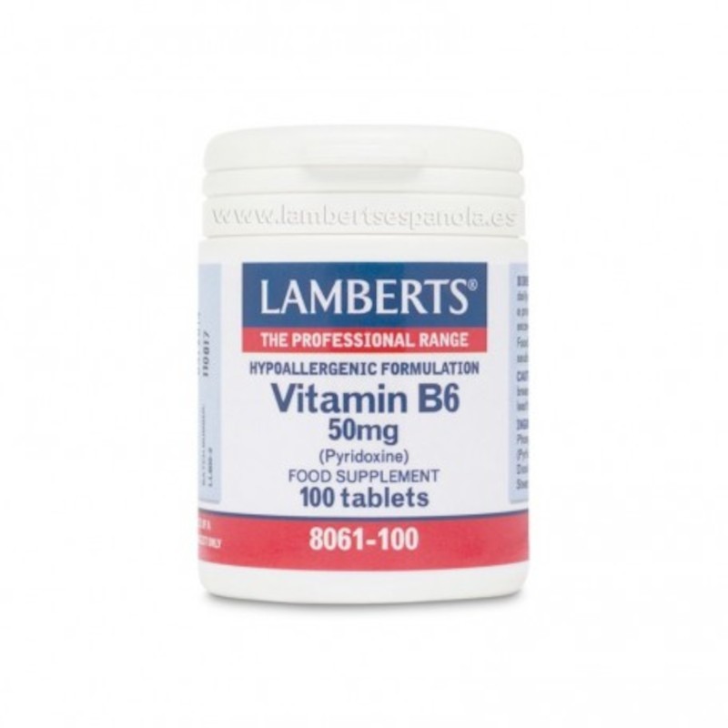 Lamberts Vitamin B6 50 mg 100 Tablets