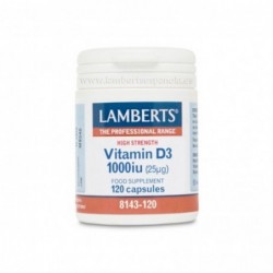 Lamberts Vitamin D3 1000 IU 120 Capsules