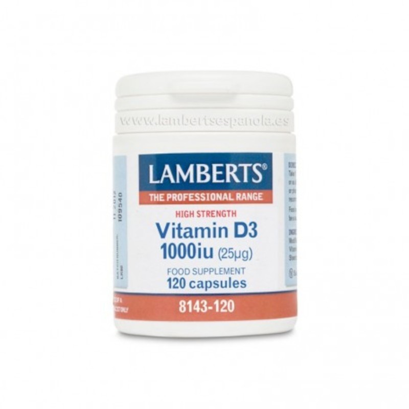 Lamberts Vitamin D3 1000 IU 120 Capsules Lamberts Vitamin D3 1000 IU 120 Capsules