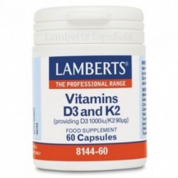 Lamberts Vitamina D3 + K2 60 Comprimidos