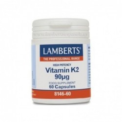 Lamberts Vitamina K2 90 µg 60 Cápsulas