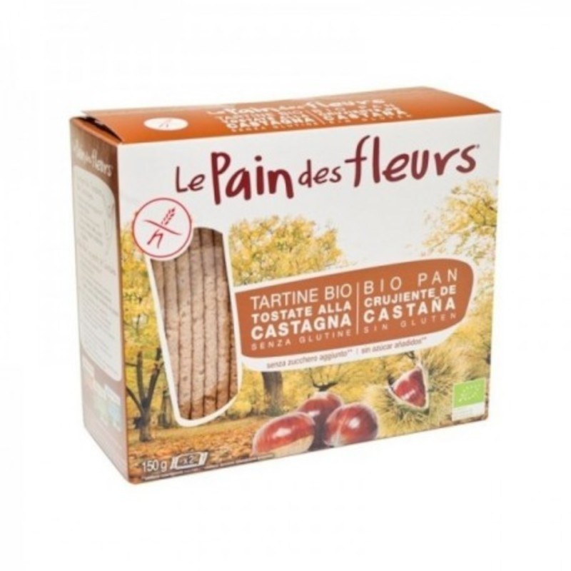 Le Pain Des Fleurs Pain aux Fleurs Bio aux Châtaignes Sans Gluten 150 gr