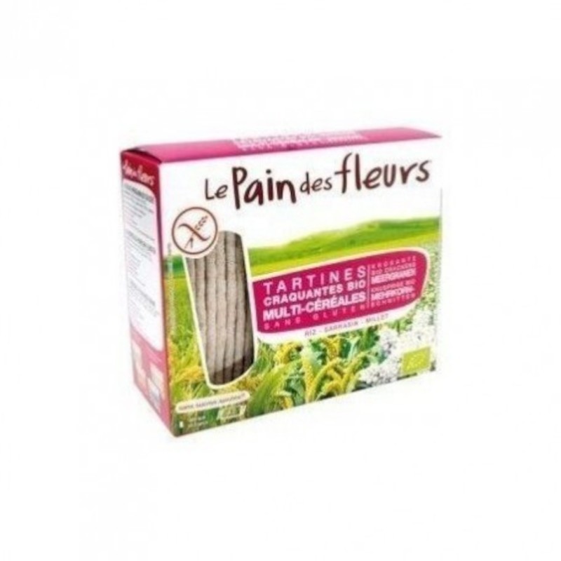 Le Pain Des Fleurs Pain Aux Fleurs Multi Céréales Bio Sans Gluten 150 gr Le Pain Des Fleurs Pain Aux Fleurs Multi Céréales Bio Sans Gluten 150 gr