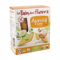 Le Pain Des Fleurs Onion Toast Aperitif Gluten Free Bio Vegan 150g