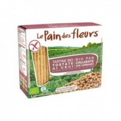 Torradas de Grão de Bico Sem Glúten Le Pain Des Fleurs Bio Vegan 150g
