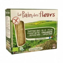 Le Pain Des Fleurs Tostadas Lentejas Verdes Sin Gluten Bio Vegan 150 g