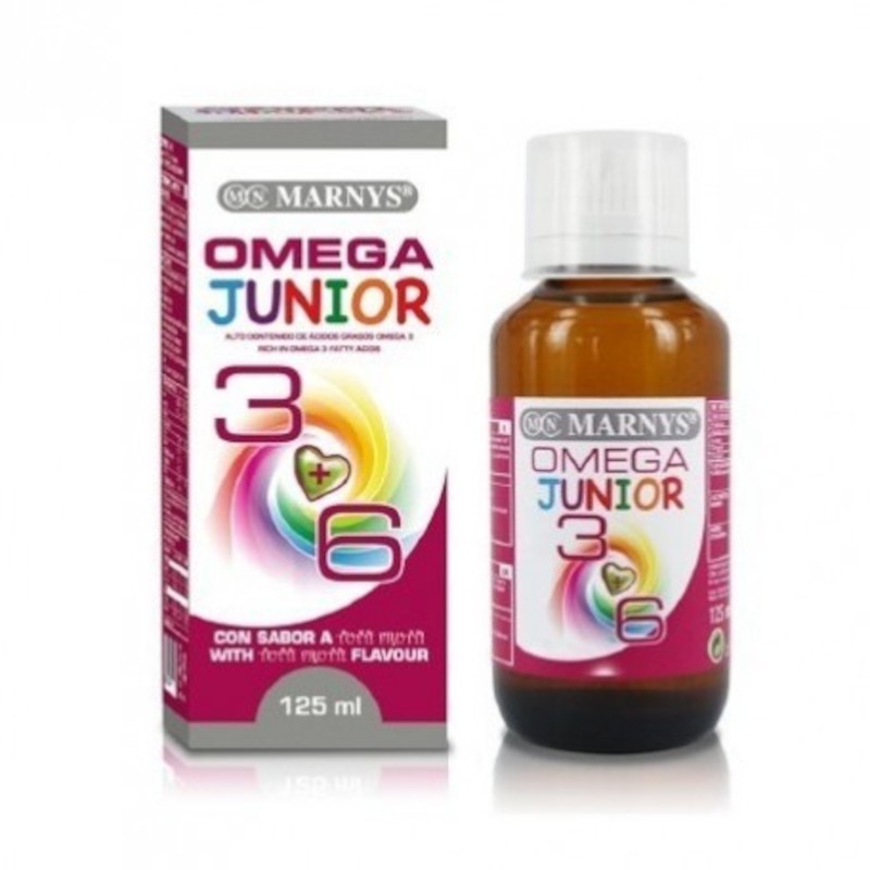 Marnys Omega 3 and 6 Junior Syrup 125 ml Marnys Omega 3 and 6 Junior Syrup 125 ml
