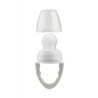 Alimentatore anti-soffocamento in silicone grigio