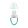 Alimentatore anti-soffocamento in silicone blu