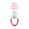 Mangiatoia anti-soffocamento in silicone rosa