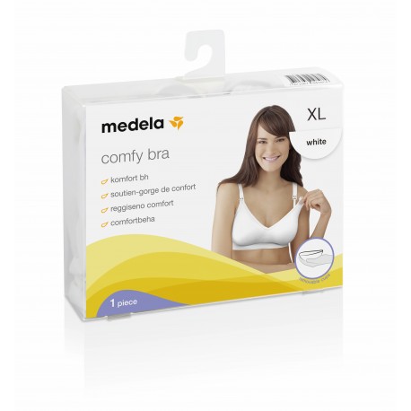 Medela Sutiã Confortável Tamanho XL Cor Branco