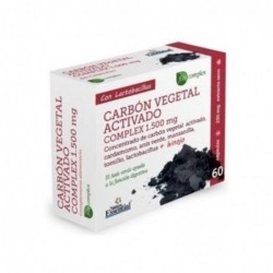 Nature Essential Carbón Vegetal Activado Ext Seco Complex 1500 mg 60 Cápsulas